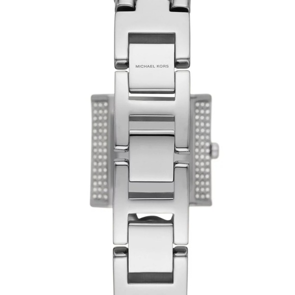 Michael Kors Silver Chain-Link Watch - Picture 3 of 7